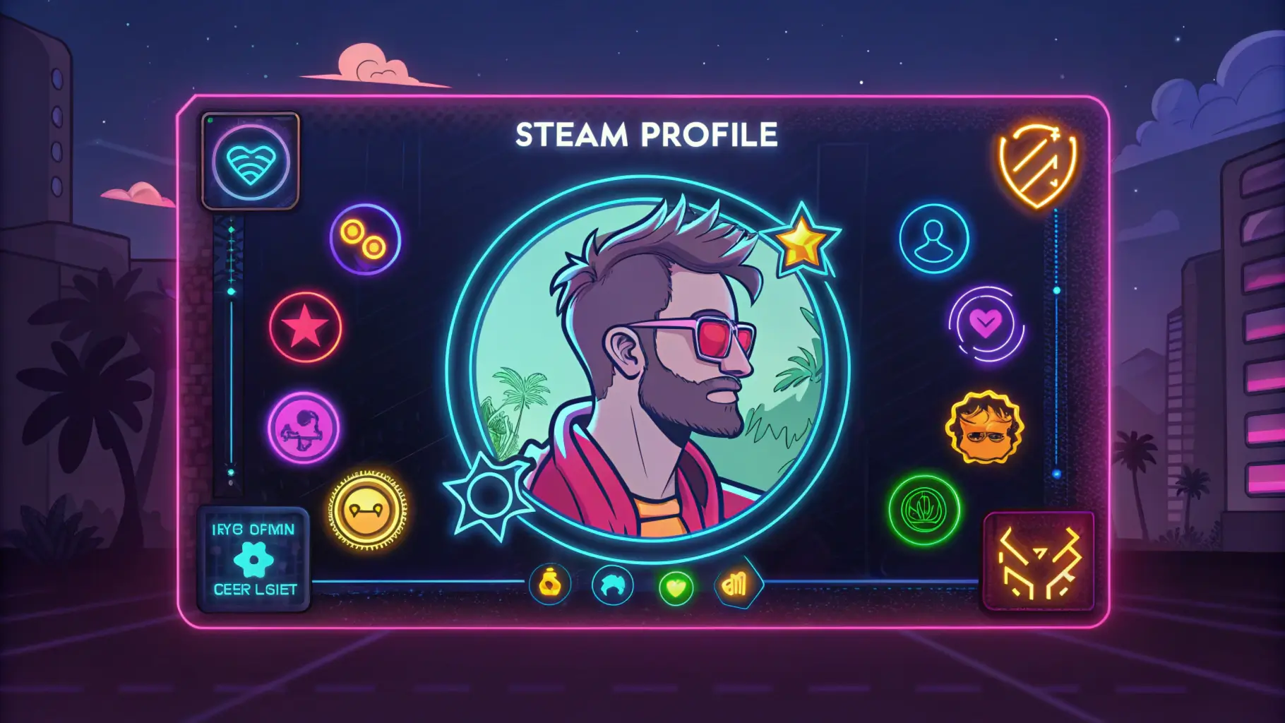 Обложка - как оформить профиль Steam