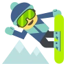 Planchiste Emoji 🏂 image - EmojiTwo style