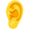 Emoji Ureche 👂 image - Facebook Messenger (2016) style