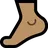 Foot: Medium Skin Tone