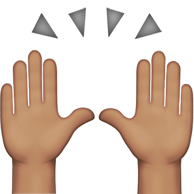 Raising Hands: Medium Skin Tone