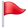 ธงรูปสามเหลี่ยมโพสต์ Emoji 🚩 image - Samsung style