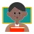Man Teacher: Medium-Dark Skin Tone