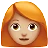 Woman: Medium-Light Skin Tone, Red Hair