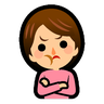 Person Pouting Emoji 🙎 image - SoftBank style