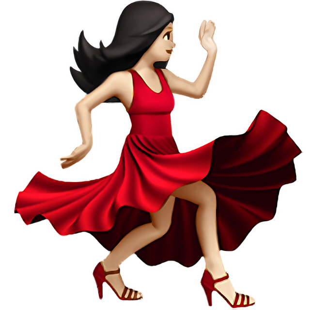 Woman Dancing: Light Skin Tone