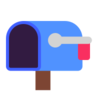 打开邮箱与降旗 Emoji 📭 image - Microsoft Classic 2D style