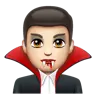 Man Vampire: Light Skin Tone Emoji 🧛🏻‍♂️ image - WhatsApp style