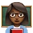 Woman Teacher: Medium-Dark Skin Tone