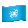 Flag: United Nations Emoji 🇺🇳 image - Apple style