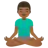 Man In Lotus Position: Medium-Dark Skin Tone