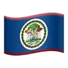 Flag: Belize Emoji 🇧🇿 image - Apple style