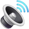Speaker High Volume Emoji 🔊 image - Samsung style