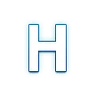 Símbolo de indicador regional letra H 🇭 image - Samsung style