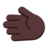 Leftwards Hand: Dark Skin Tone
