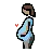 Pregnant Woman: Medium Skin Tone
