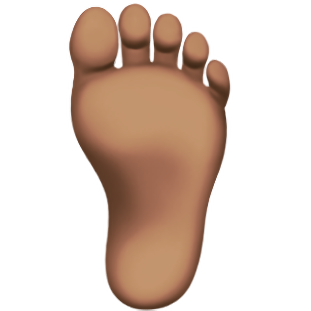 Foot: Medium Skin Tone