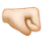 Right-Facing Fist: Light Skin Tone