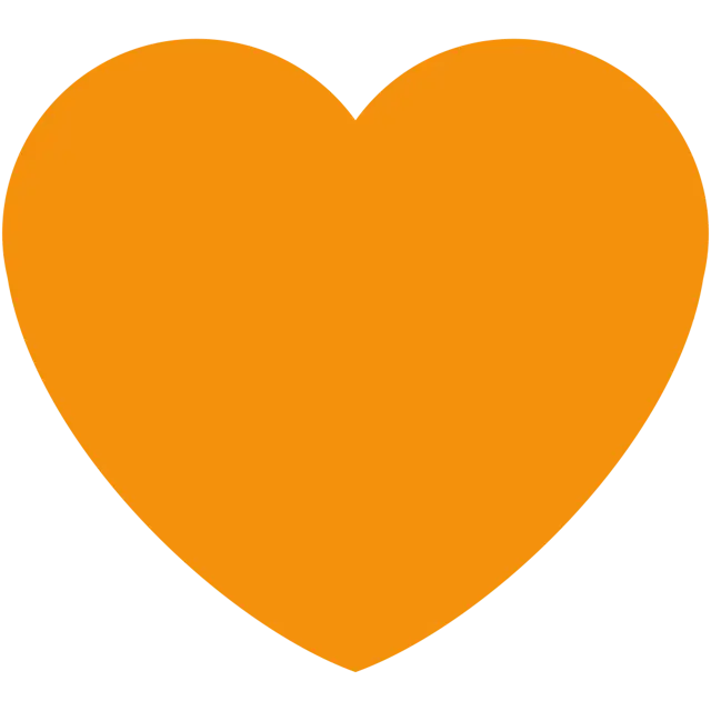 Cuore arancione
