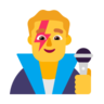 Man Singer Emoji 👨‍🎤 image - Microsoft Classic 2D style