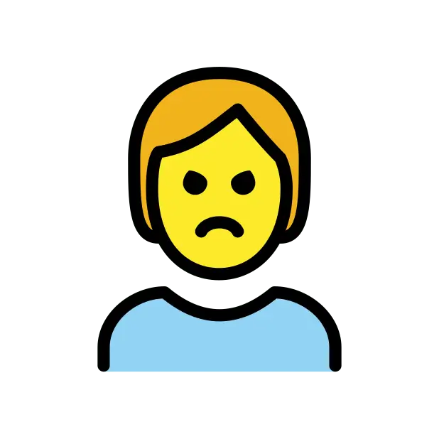 Person Pouting