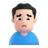 Man Frowning: Light Skin Tone