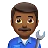 Man Mechanic: Medium-Dark Skin Tone
