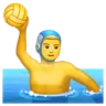 Man Playing Water Polo Emoji 🤽‍♂️ image - WhatsApp style