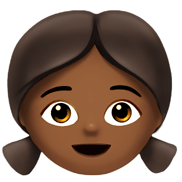 Girl: Medium-Dark Skin Tone