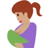 Breast-Feeding: Medium Skin Tone Emoji 🤱🏽 image - Twitter / X (Twemoji) style