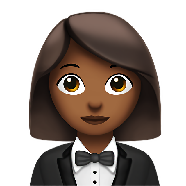 Woman In Tuxedo: Medium-Dark Skin Tone