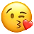 Face Blowing A Kiss