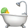 Person Taking Bath