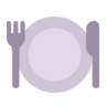 Tenedor y cuchillo con placa Emoji 🍽 image - Microsoft Classic 2D style