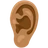 Ear: Medium Skin Tone