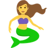 Mermaid Emoji 🧜‍♀️ image - Skype style