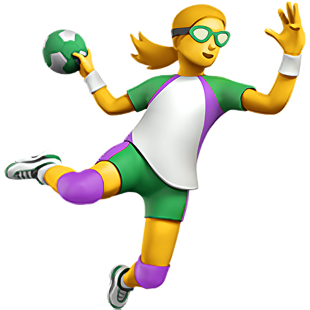 Woman Playing Handball