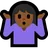 Person Shrugging: Medium-Dark Skin Tone