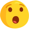 Emoji Összecsukott arc 😯 image - Facebook Messenger (2016) style