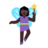 Woman Fairy: Dark Skin Tone