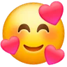 Smiling Face With Hearts Emoji 🥰 image - Samsung style