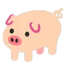 Эмодзи Свинья 🐖 image - Google Noto Color Animated style