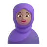 Woman With Headscarf: Medium Skin Tone Emoji 🧕🏽 image - Microsoft 3D Fluent style