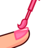 Nail Polish: Medium-Light Skin Tone Emoji 💅🏼 image - Emojidex style