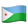 Flag: Djibouti Emoji 🇩🇯 image - Apple style