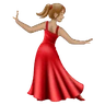 Woman Dancing: Medium Skin Tone Emoji 💃🏽 image - Huawei Harmony OS style