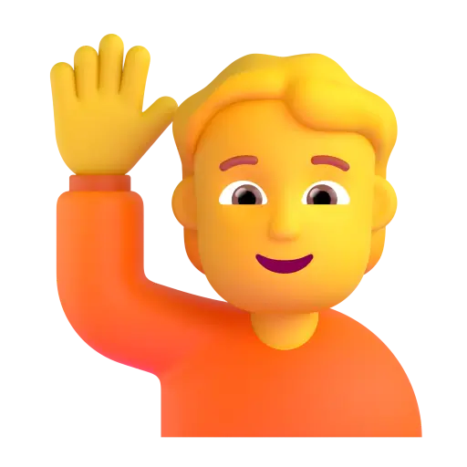 Person Raising Hand