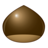 밤나무 Emoji 🌰 image - Emojidex style