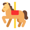 Cavalo de carrossel Emoji 🎠 image - Microsoft Classic 2D style