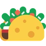 Taco Emoji 🌮 image - Skype style